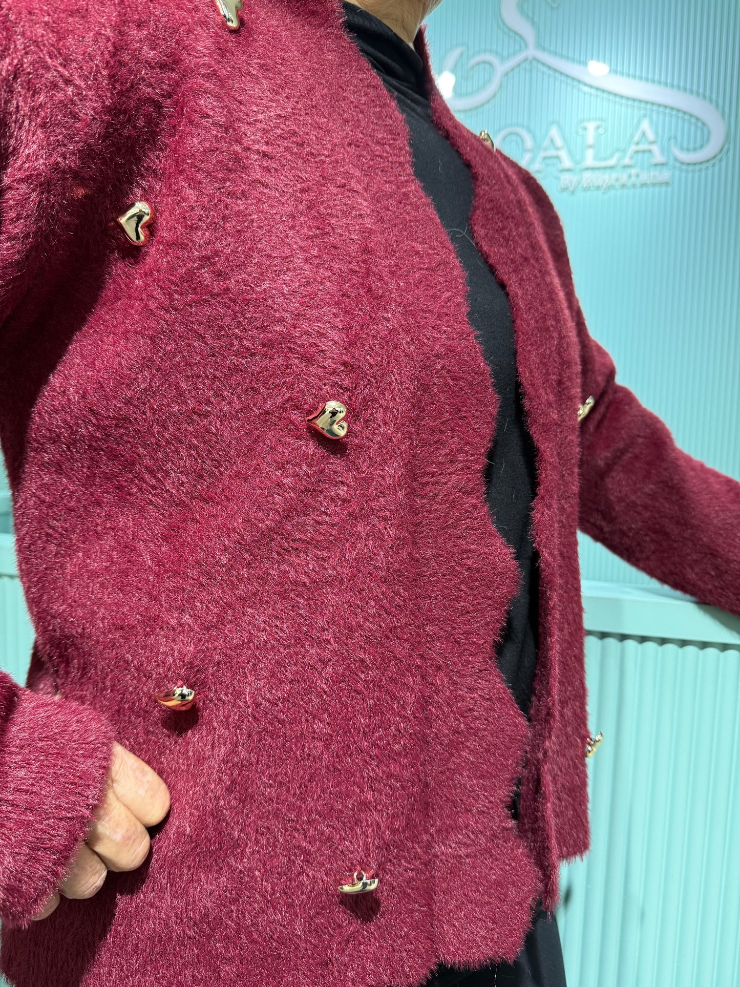 Düğme Detaylı Yumoş Hırka